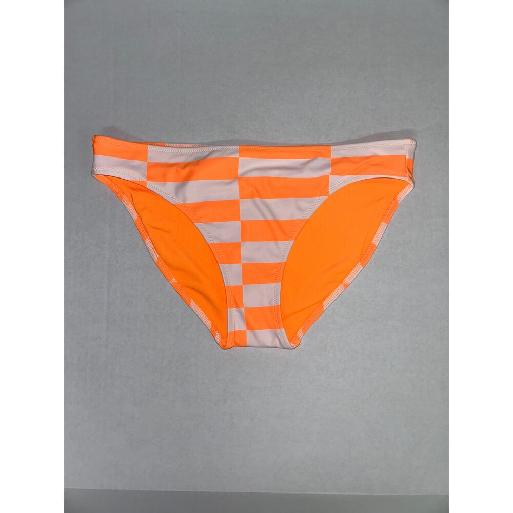 Aerie Orange and White Bikini Bottom